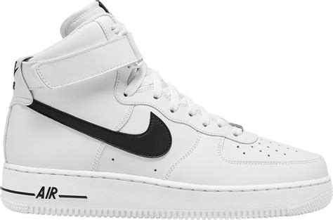 nike air force 1 high zwart wit|nike air force 1 maat.